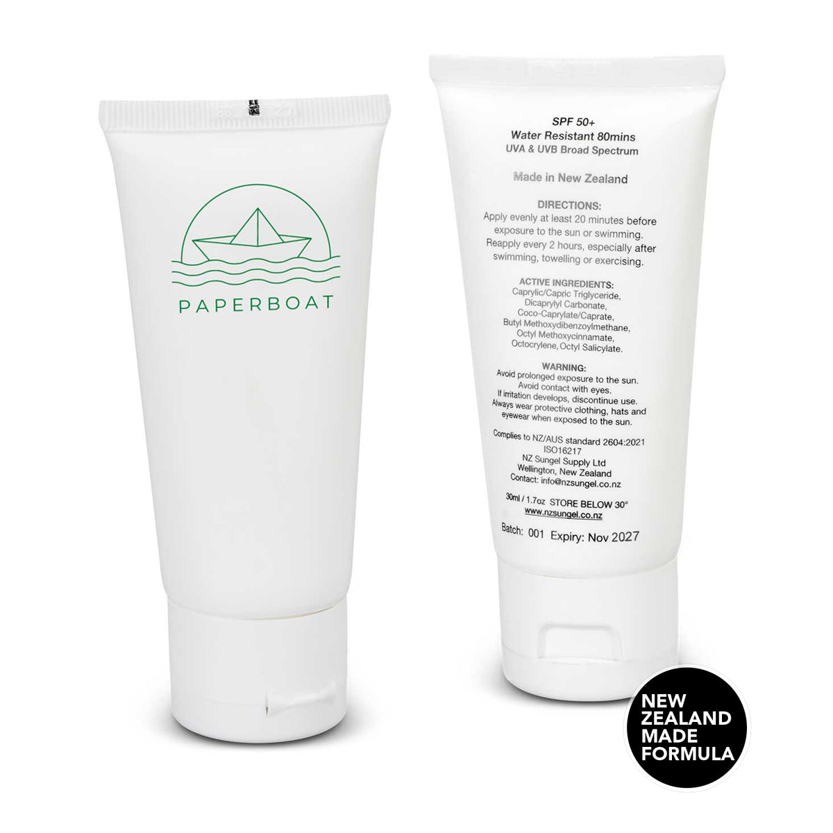 SPF 50+ Sun Gel 30ml Tube - Main