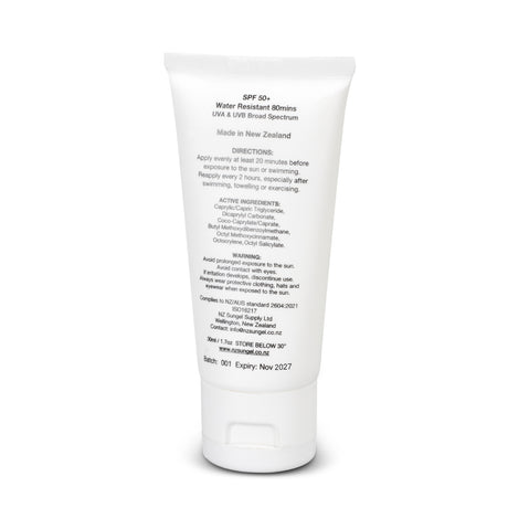 SPF 50+ Sun Gel 30ml Tube - Back