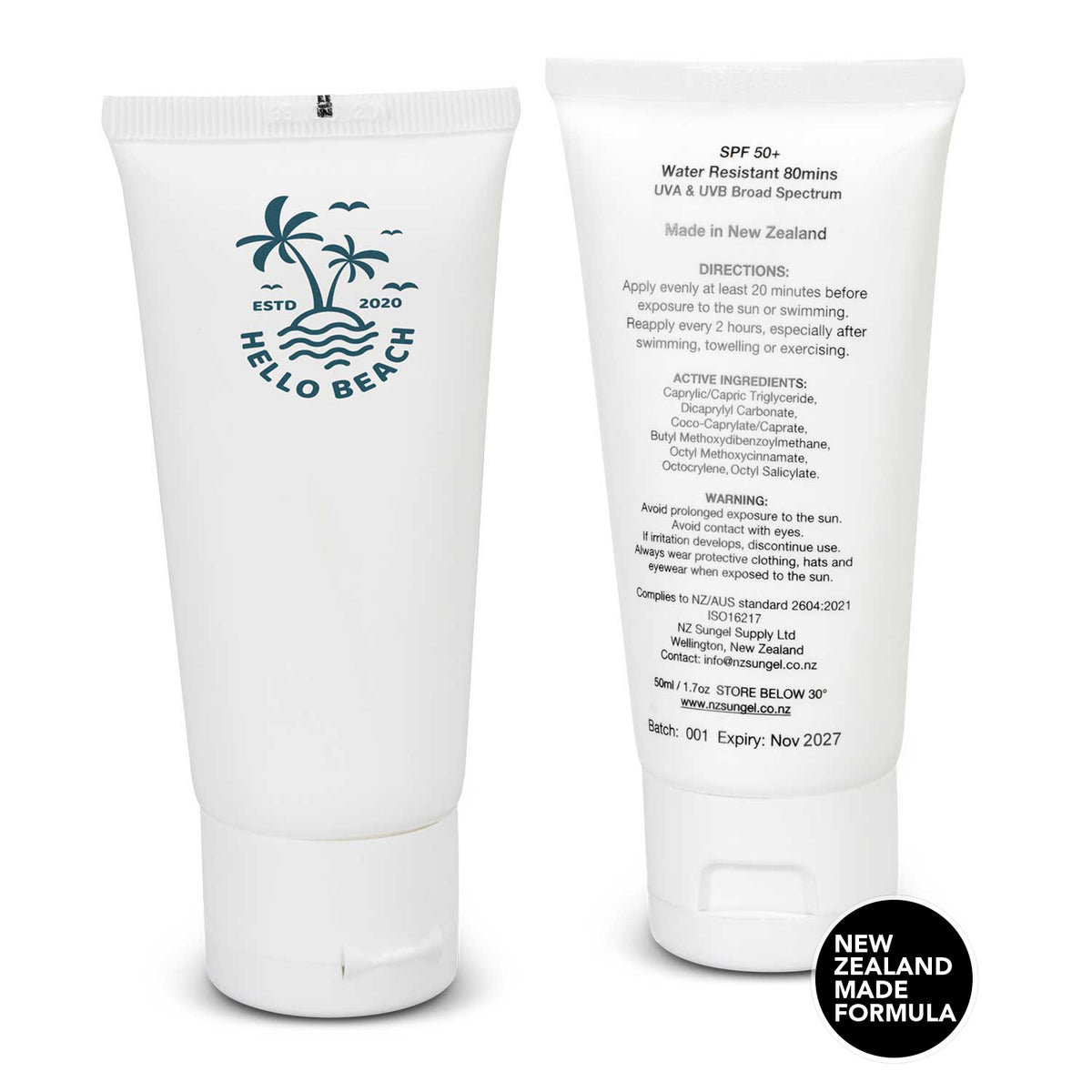 SPF 50+ Sun Gel 50ml Tube - Main