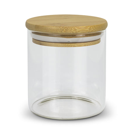 Round Storage Canister Small - Clear/Natural