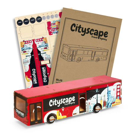 BRANDCRAFT Bus Wooden Model - Main
