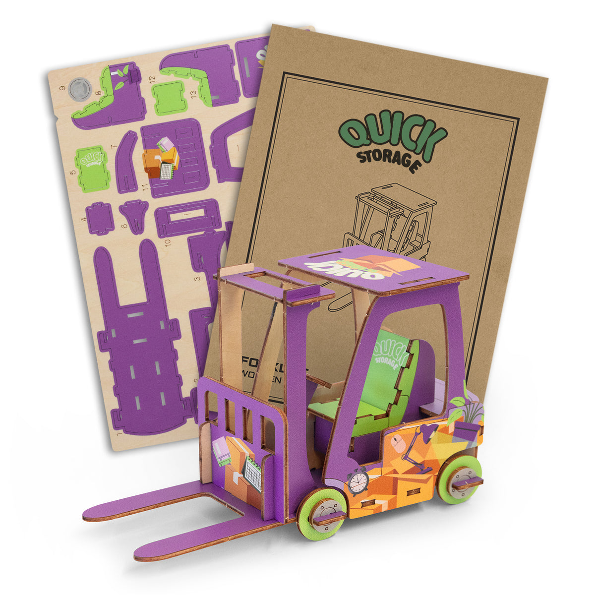 BRANDCRAFT Forklift Wooden Model - Main
