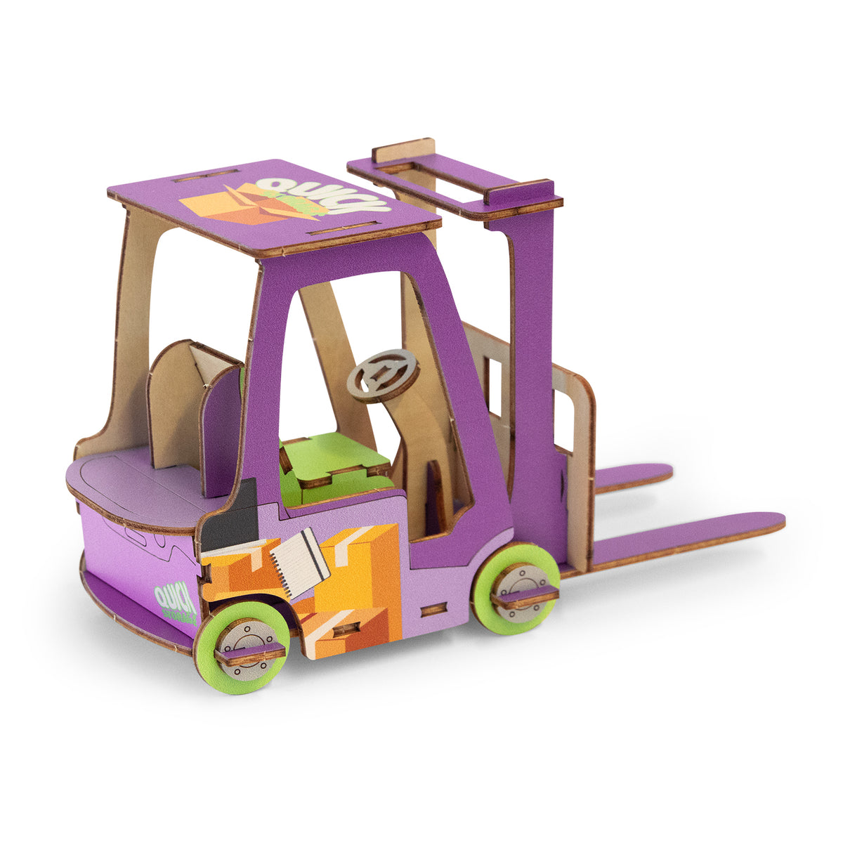 BRANDCRAFT Forklift Wooden Model - Right Side