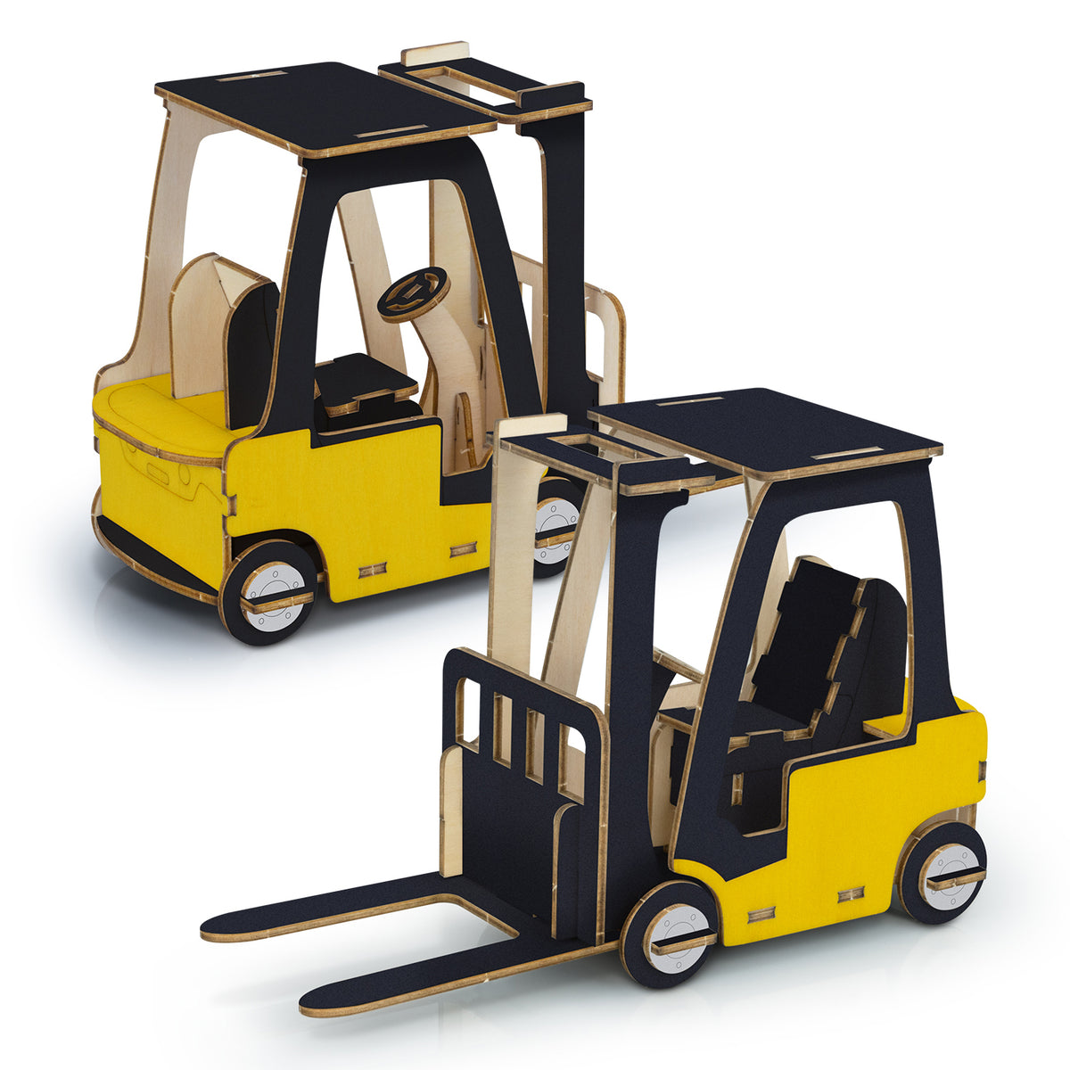 BRANDCRAFT Forklift Wooden Model - Default Digital Template