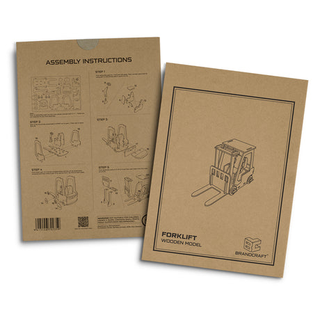 BRANDCRAFT Forklift Wooden Model - Sleeve