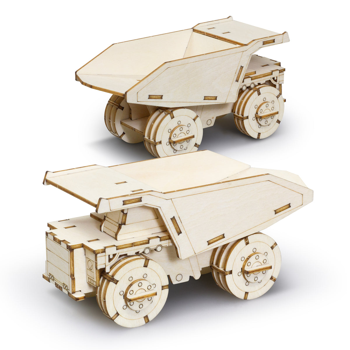 BRANDCRAFT Mining Truck Wooden Model - Assembled