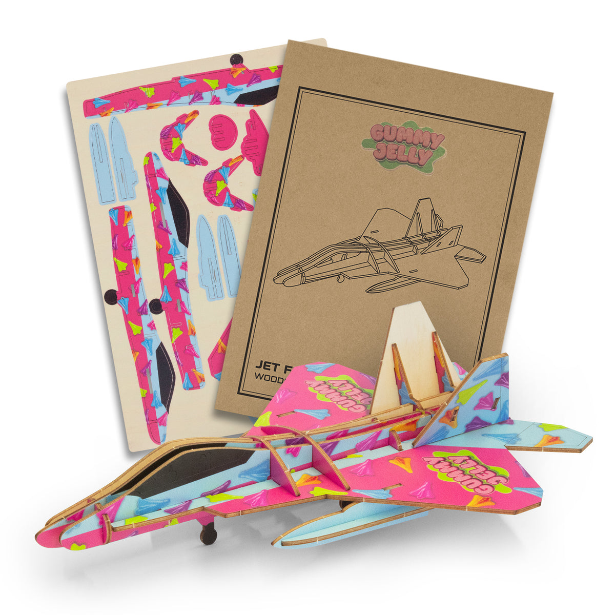 BRANDCRAFT Jet Fighter Wooden Model - Main