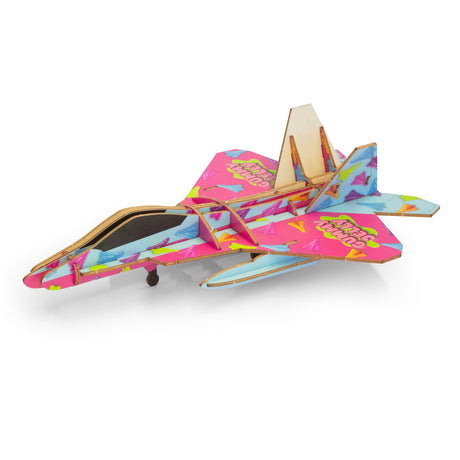BRANDCRAFT Jet Fighter Wooden Model - Left Side