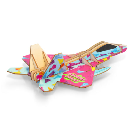 BRANDCRAFT Jet Fighter Wooden Model - Right Side