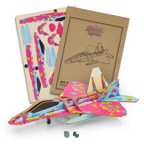 BRANDCRAFT Jet Fighter Wooden Model - Impact Aware