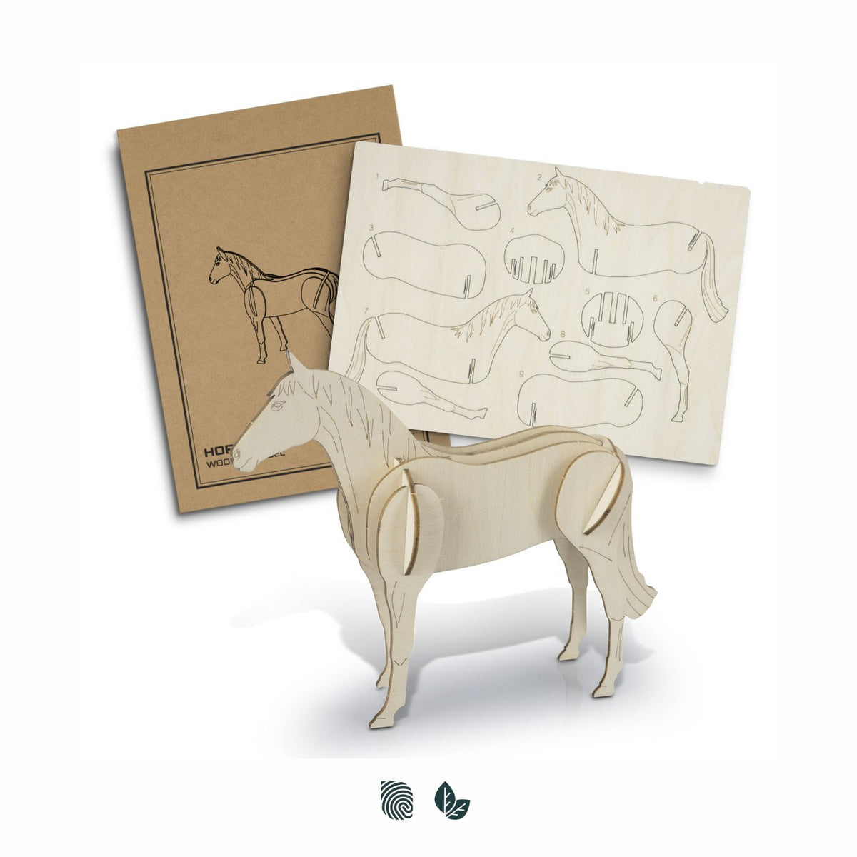BRANDCRAFT Horse Wooden Model - Impact Aware