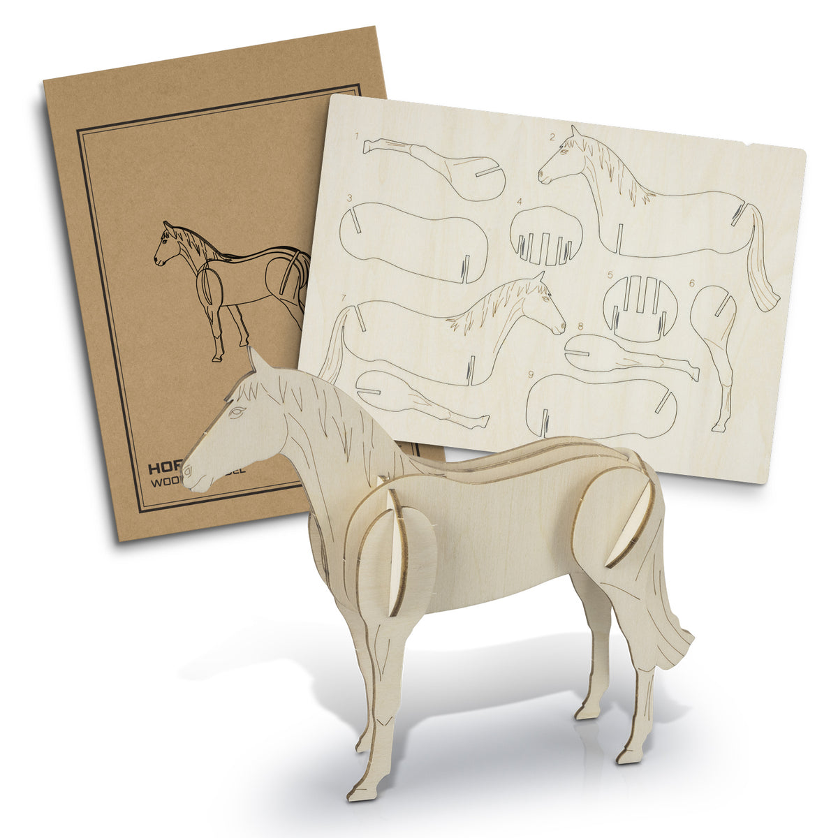BRANDCRAFT Horse Wooden Model - Main