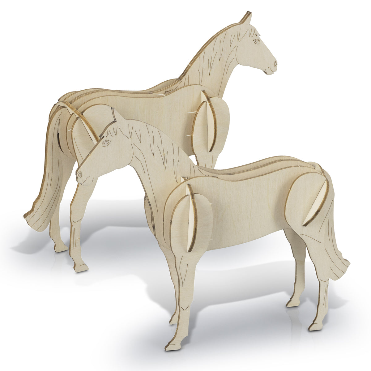BRANDCRAFT Horse Wooden Model - Assembled