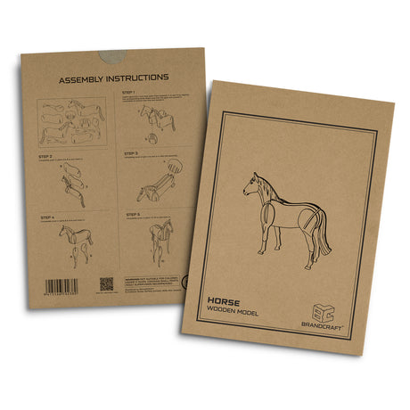 BRANDCRAFT Horse Wooden Model - Sleeve