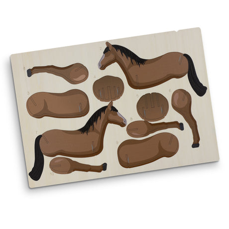 BRANDCRAFT Horse Wooden Model - Direct Digital