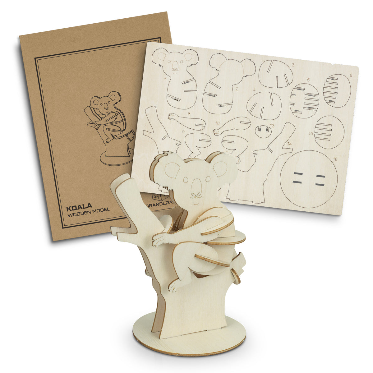 BRANDCRAFT Koala Wooden Model - Main
