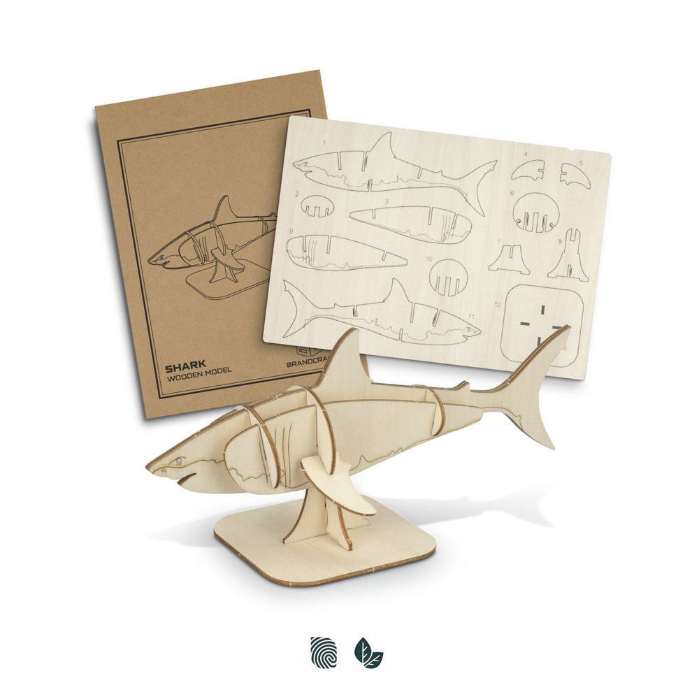 BRANDCRAFT Shark Wooden Model - Impact Aware