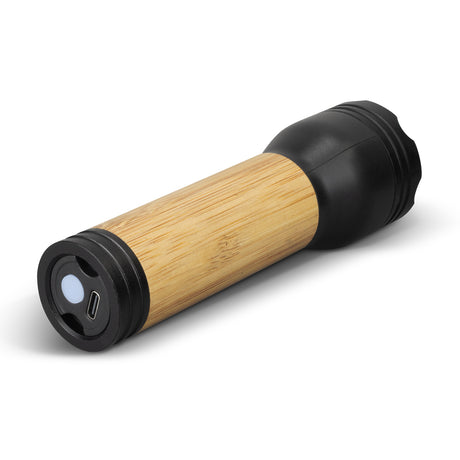 Lumina Rechargeable Bamboo Torch - Back