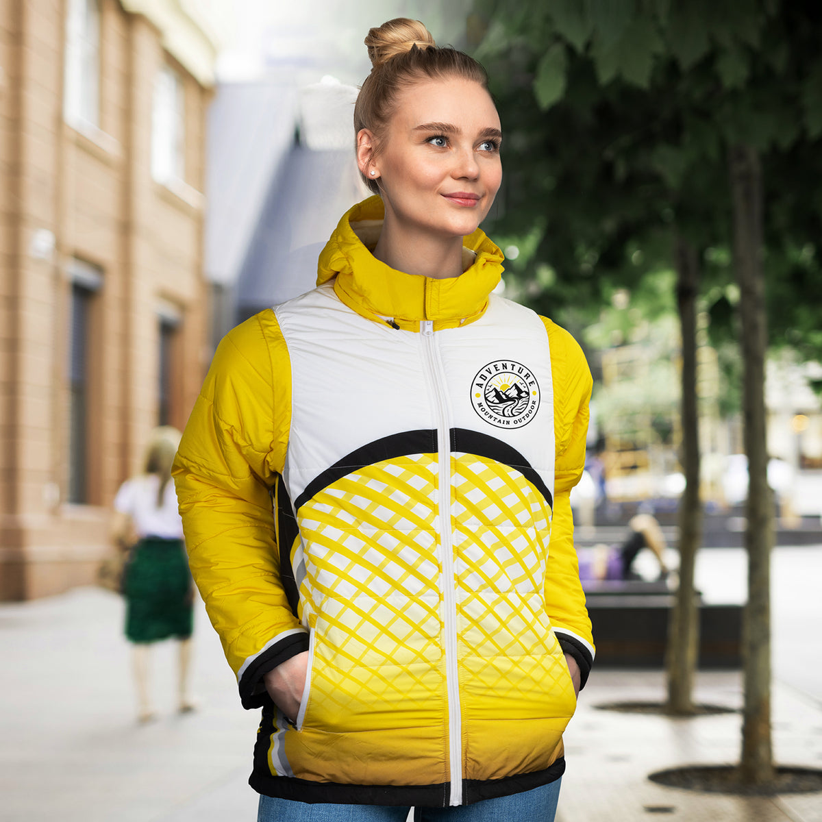 Custom Reversible Puffer Jacket - Feature