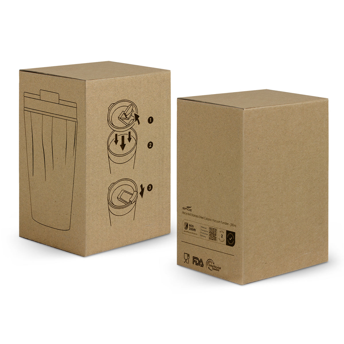 SPICE Calypso Vacuum Tumbler - 330ml - Gift Box