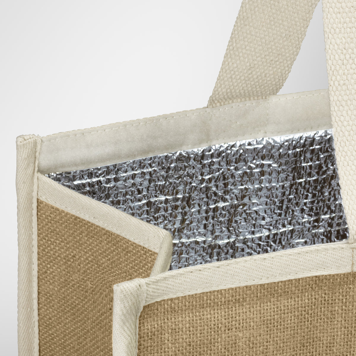Lumi Jute Cooler Bag - Detail