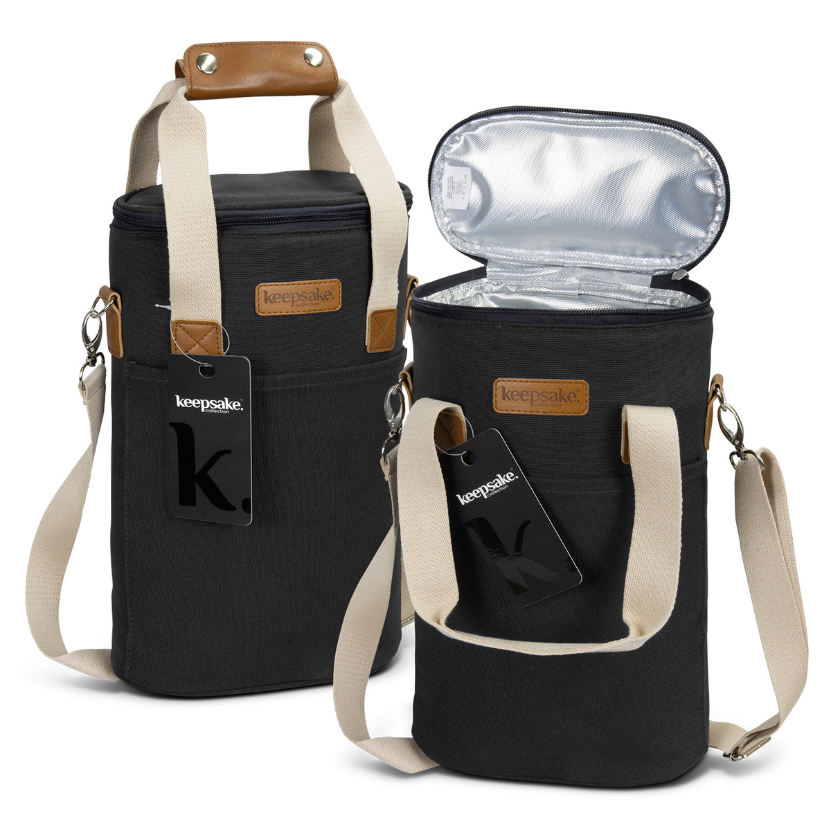 Keepsake Merchant Wine Cooler Bag - Carbon