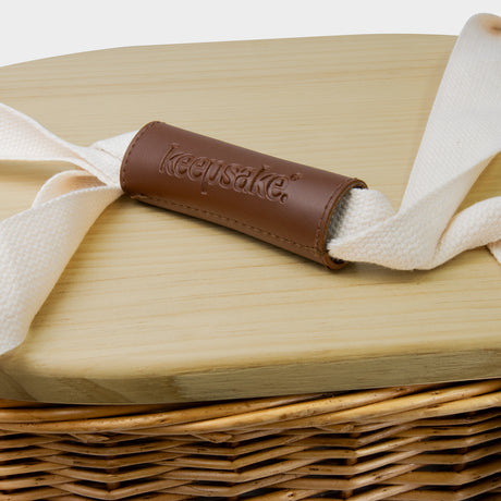 Keepsake Picnic Cooler Basket - Handle