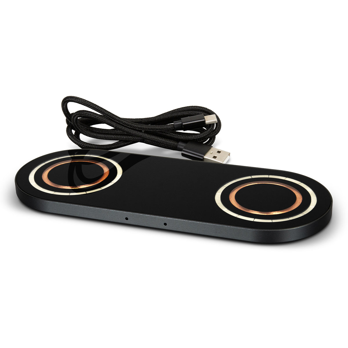 INGENIO Arc Dual Wireless Charger - Gunmetal/Black