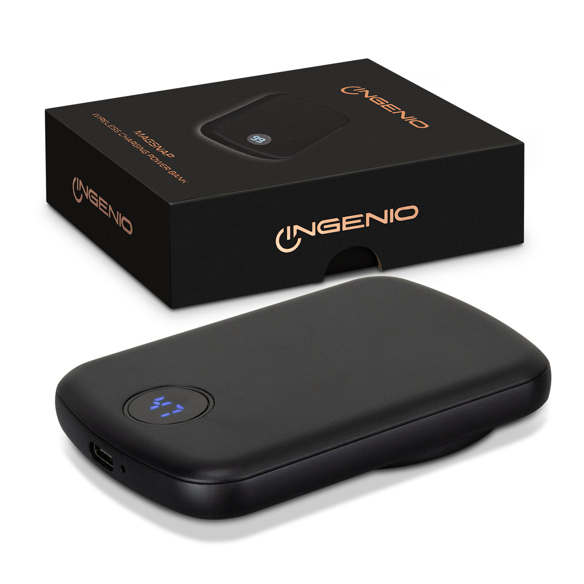 INGENIO MagSnap Wireless Charging Power Bank - Main