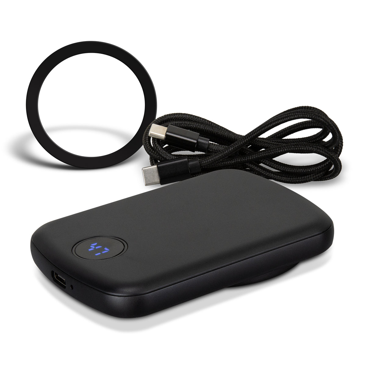INGENIO MagSnap Wireless Charging Power Bank - Black