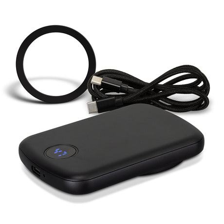INGENIO MagSnap Wireless Charging Power Bank - Black