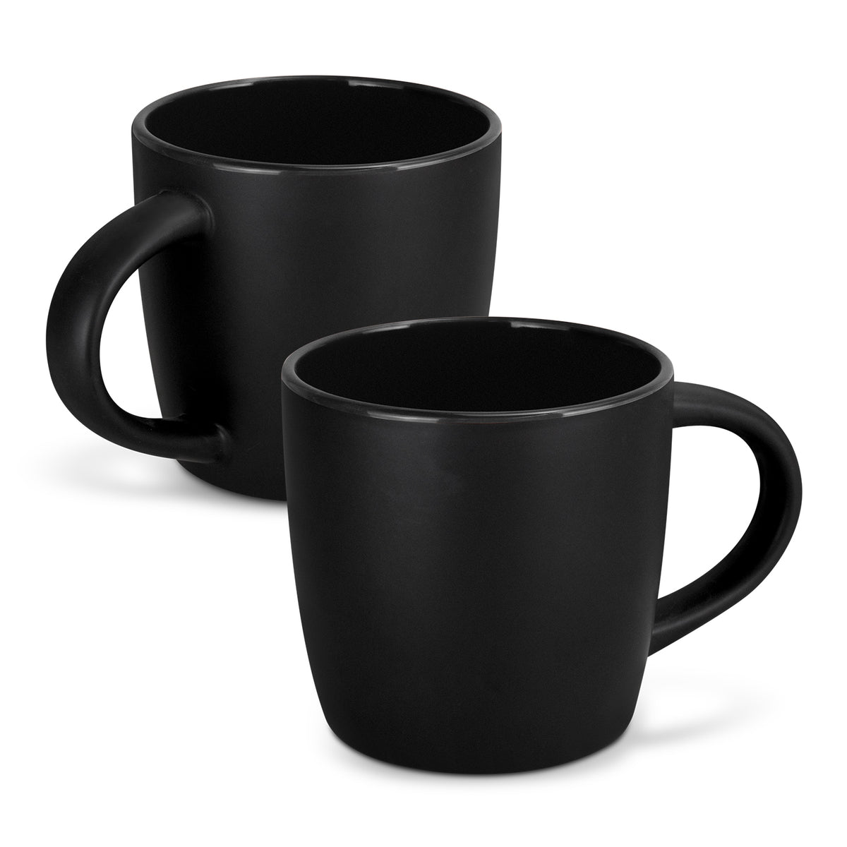 Mocha Coffee Mug - Two-Tone - Black/Black