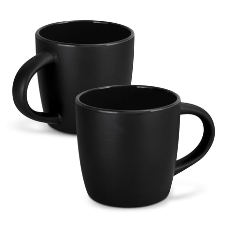 Mocha Coffee Mug - Two-Tone - Black/Black