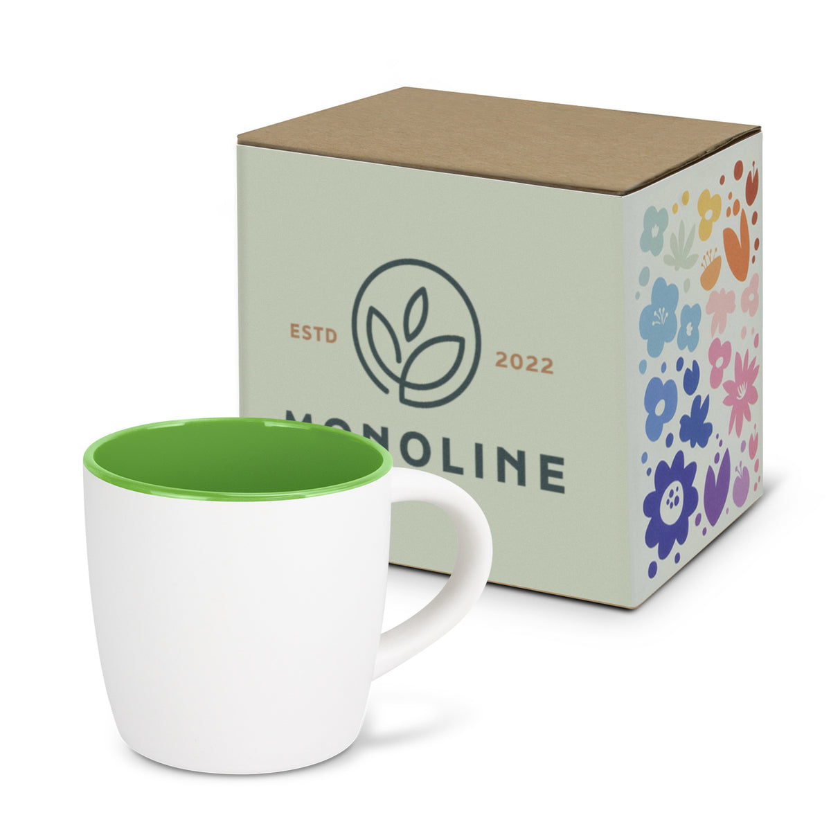Mocha Coffee Mug - Two-Tone - Gift Box Sleeve
