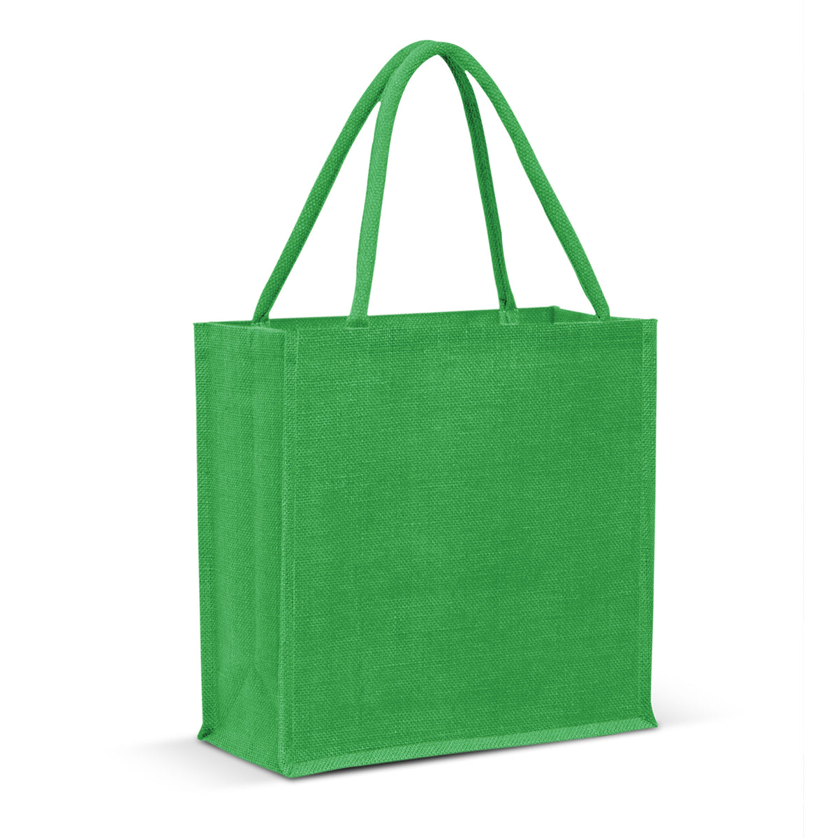 Monza Jute Tote Bag - Colour Match - Sale - Dark Green