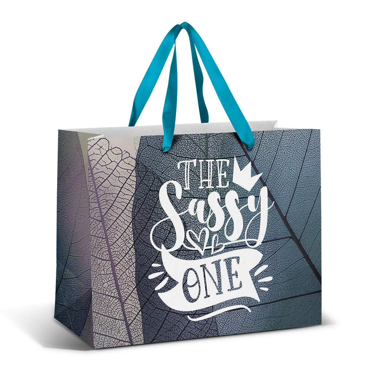 Large Ribbon Handle Paper Bag - Full Colour - Main