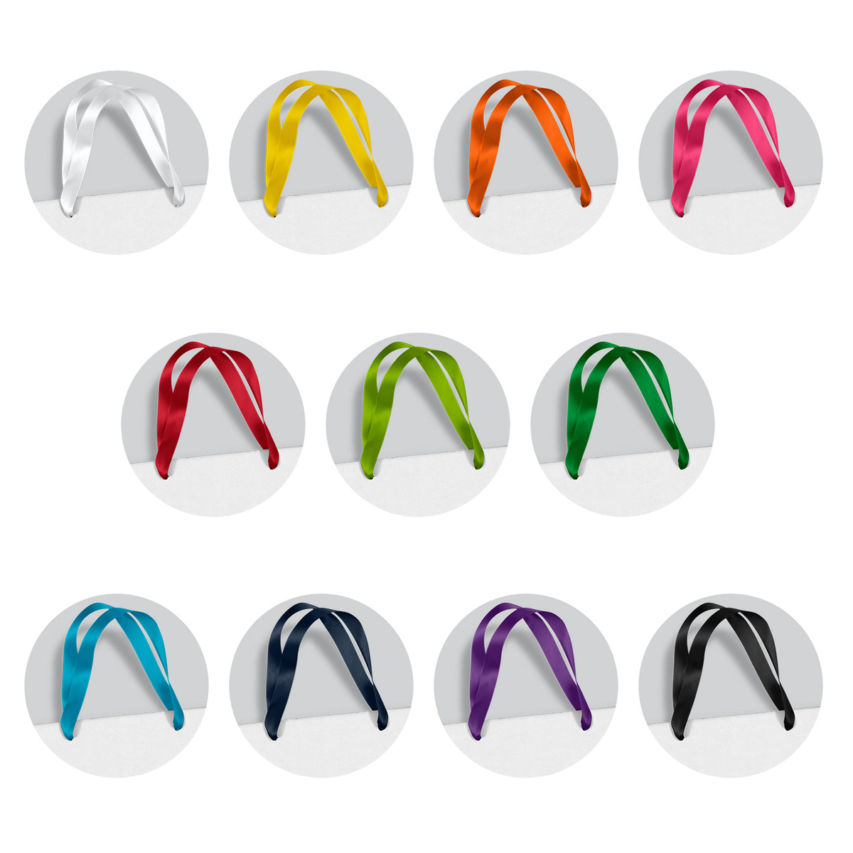 Large Ribbon Handle Paper Bag - Full Colour - Ribbon Colours