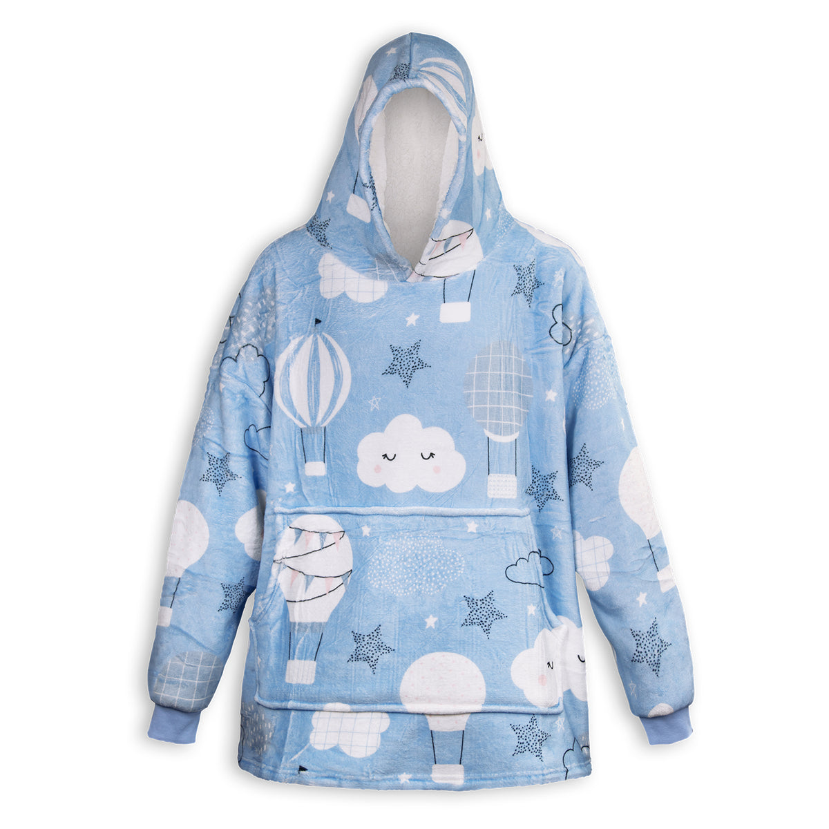 Full Colour Blanket Hoodie - Front