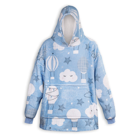 Full Colour Blanket Hoodie - Front