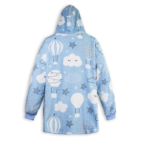 Full Colour Blanket Hoodie - Back