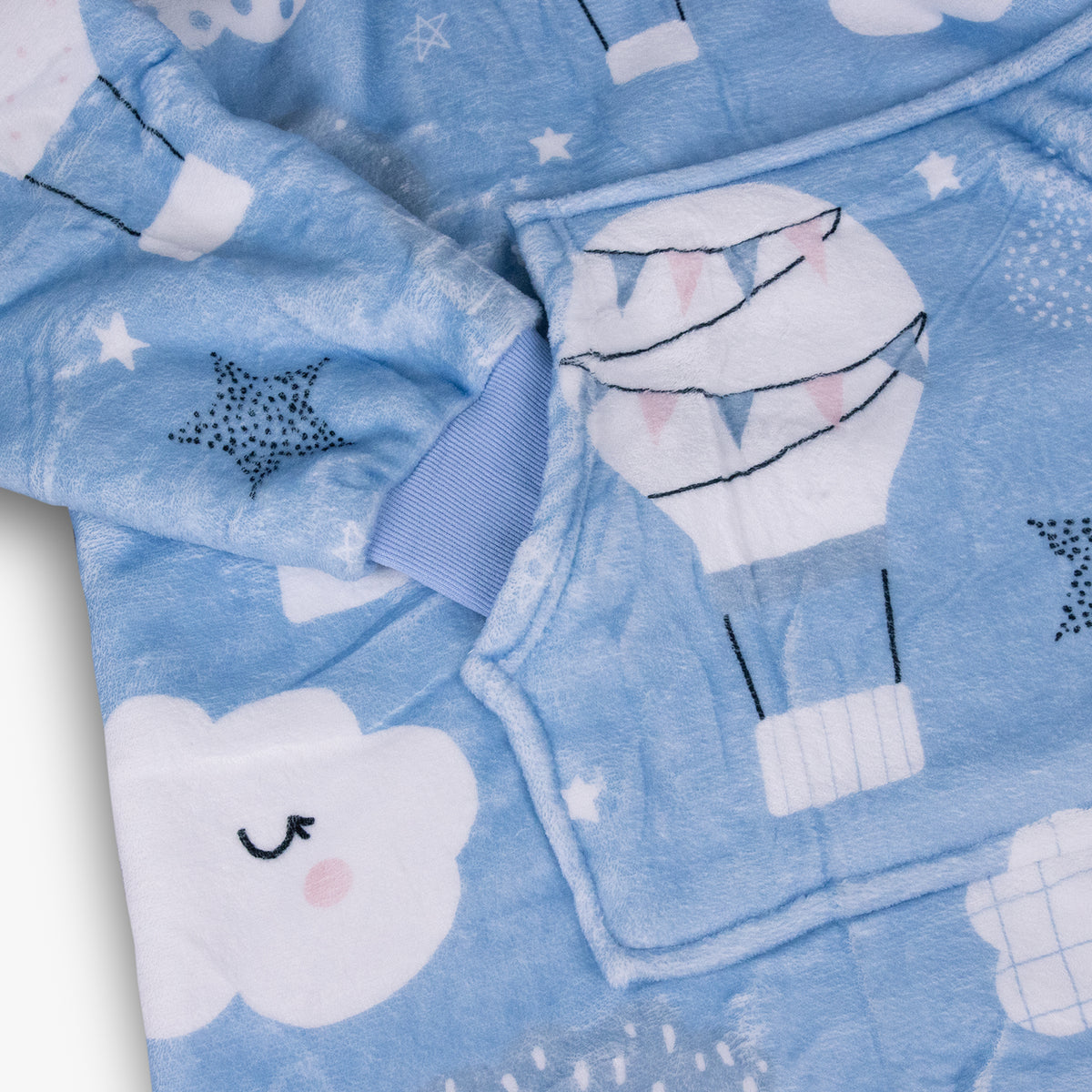 Full Colour Blanket Hoodie - Detail