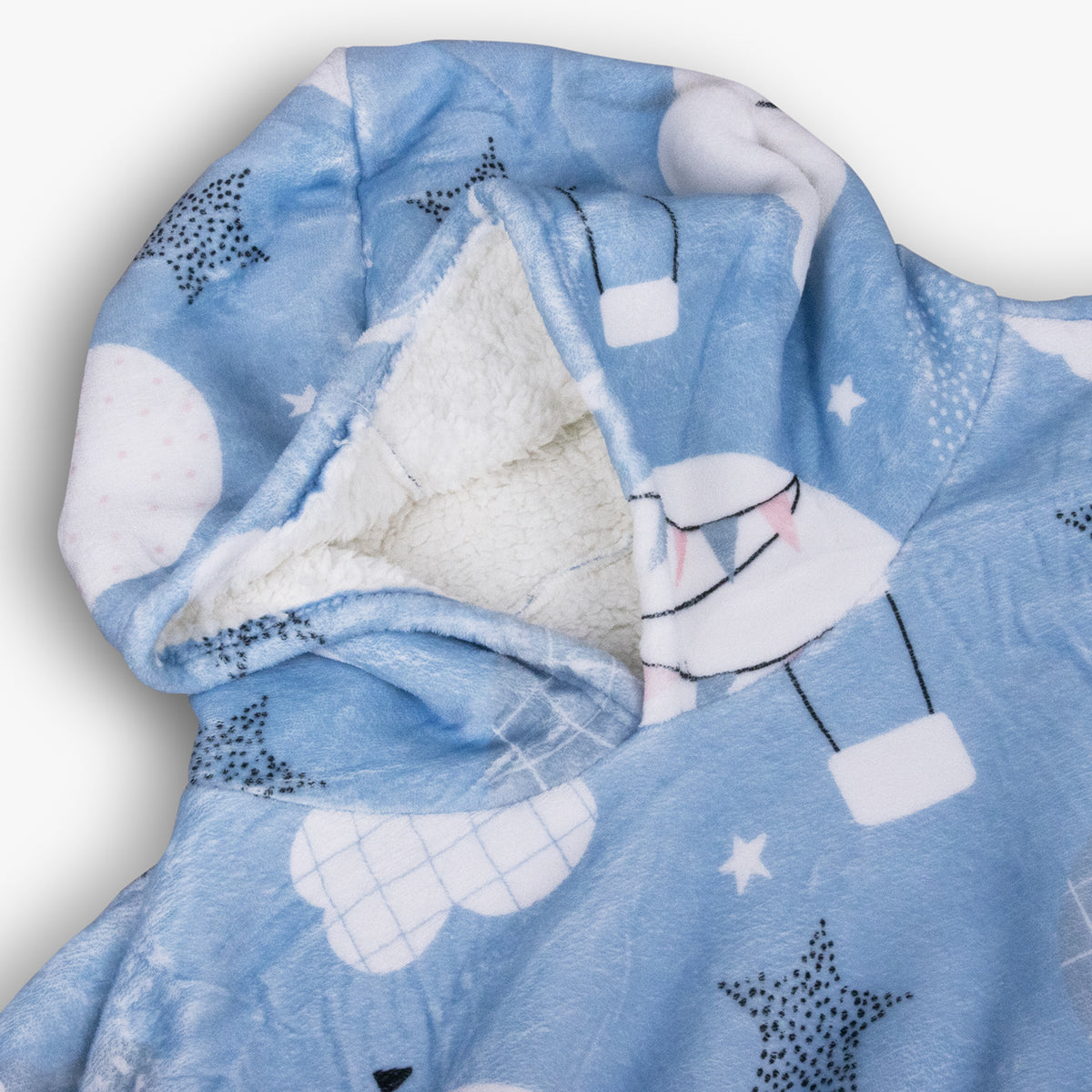 Full Colour Blanket Hoodie - Detail