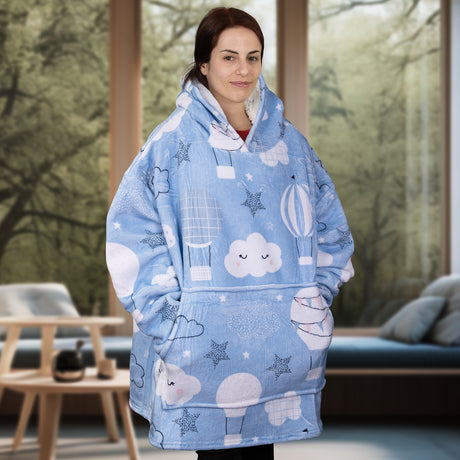 Full Colour Blanket Hoodie - Feature