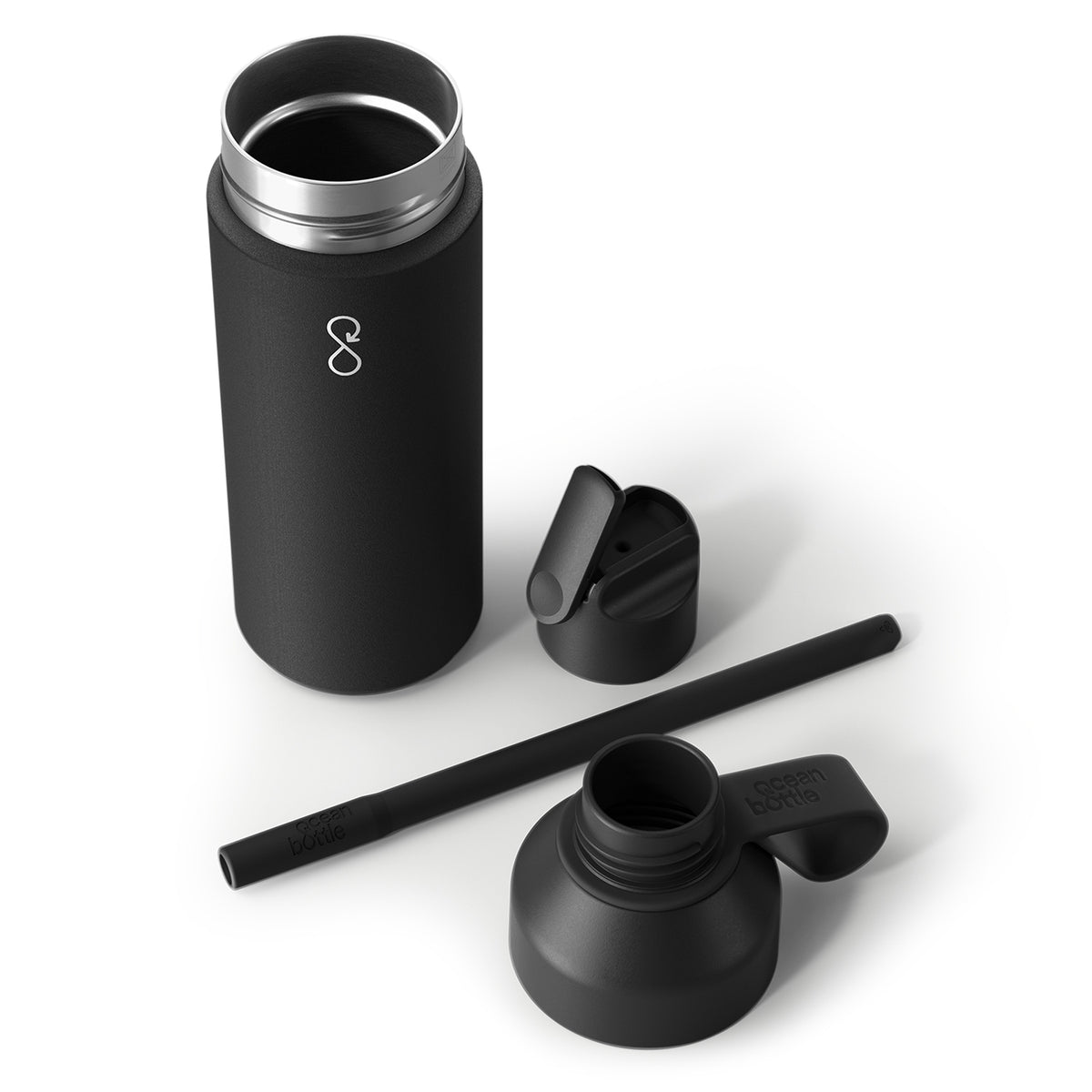 Ocean Bottle GO Vacuum Bottle - Open