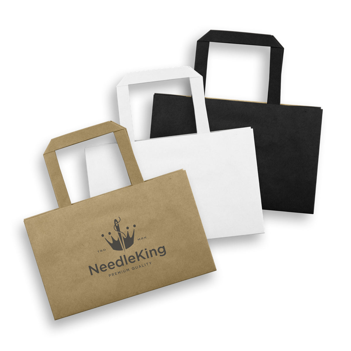 Small Flat Handle Paper Bag Landscape - Main