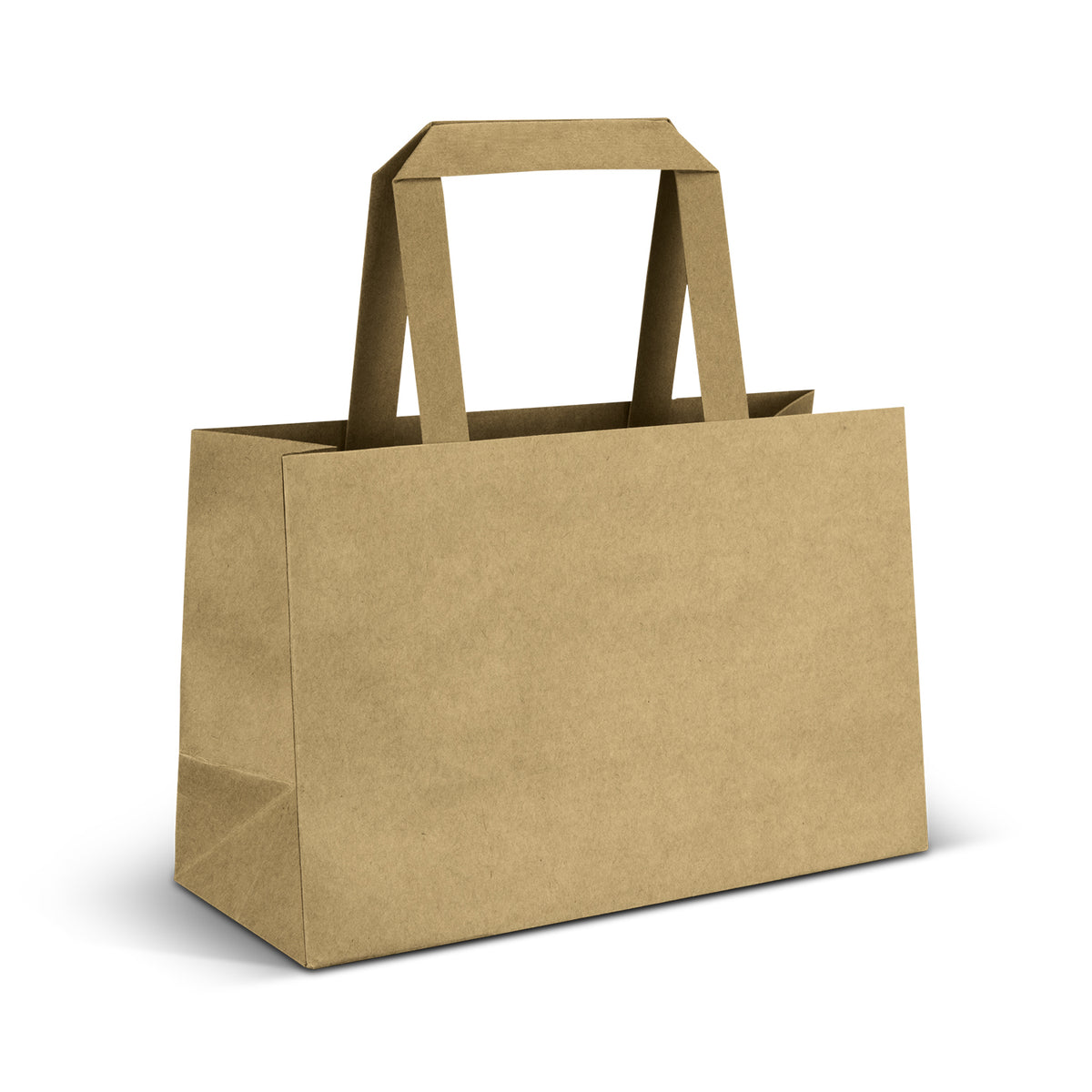 Small Flat Handle Paper Bag Landscape - Detail