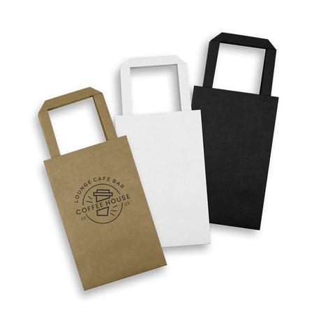Small Flat Handle Paper Bag Portrait - Main