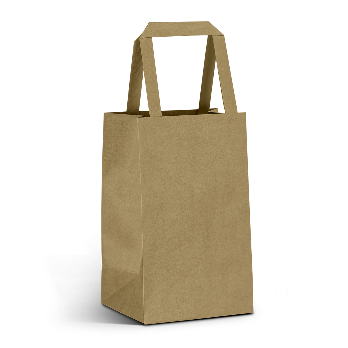 Small Flat Handle Paper Bag Portrait - Detail