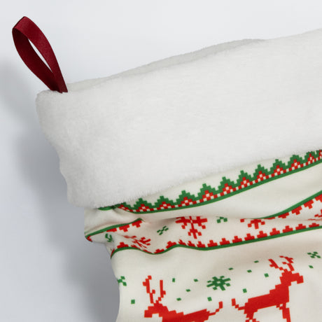 Full Colour Christmas Stocking - Detail