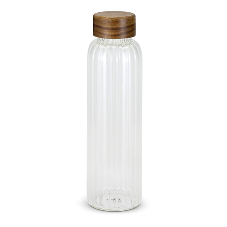Keepsake Linear Glass Drink Bottle - Clear
